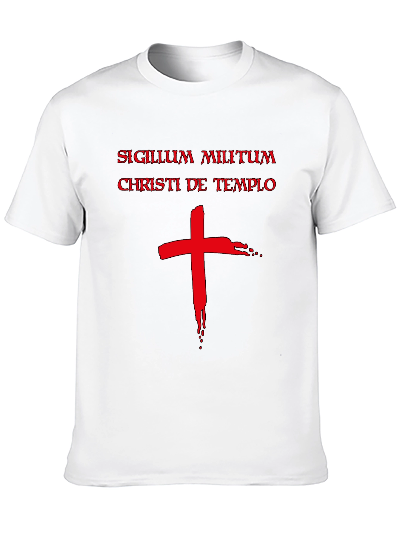 Templar Knight T-Shirt - Crusader Cross Graphic Tee