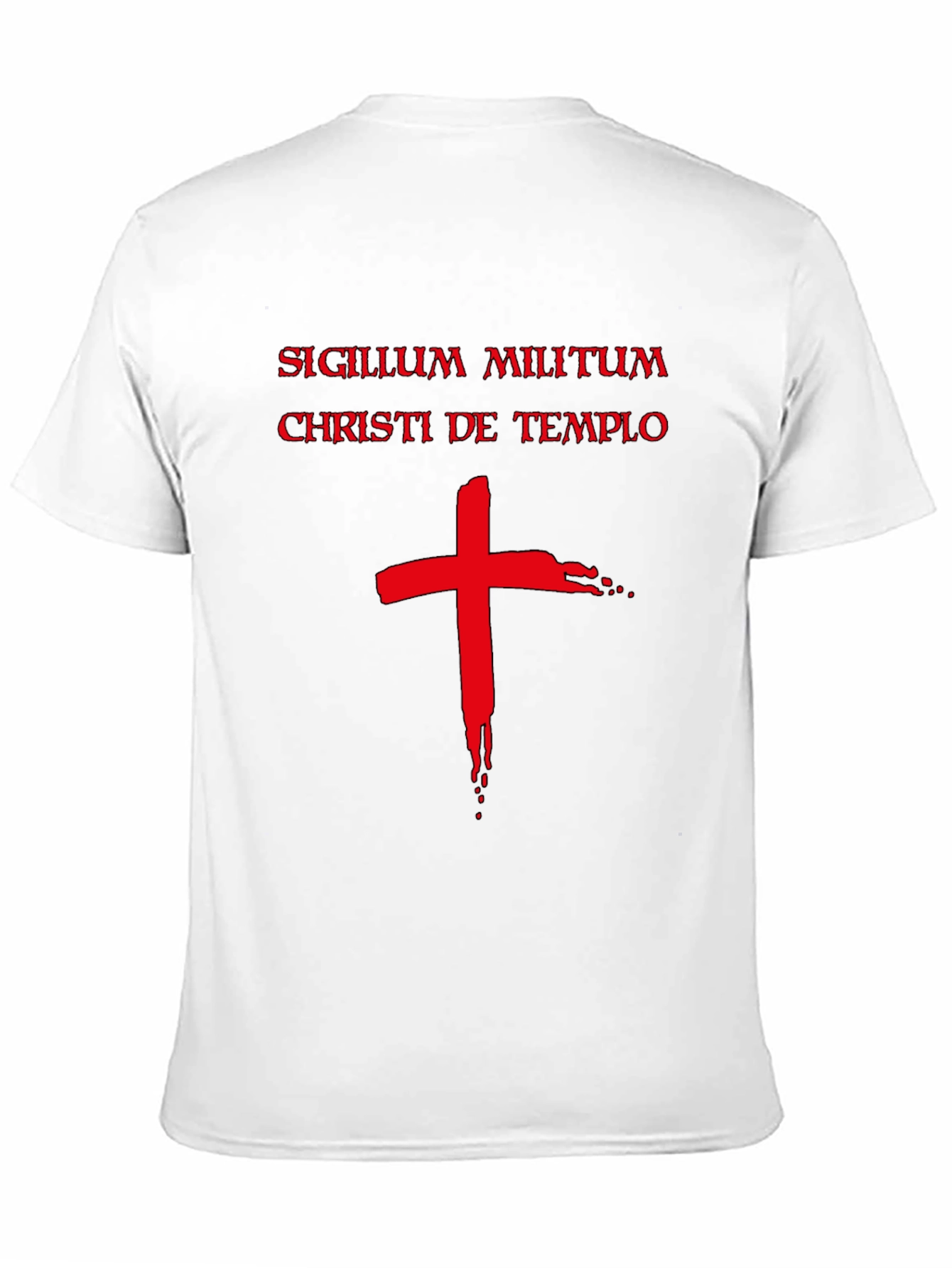 Templar Knight T-Shirt - Crusader Cross Graphic Tee