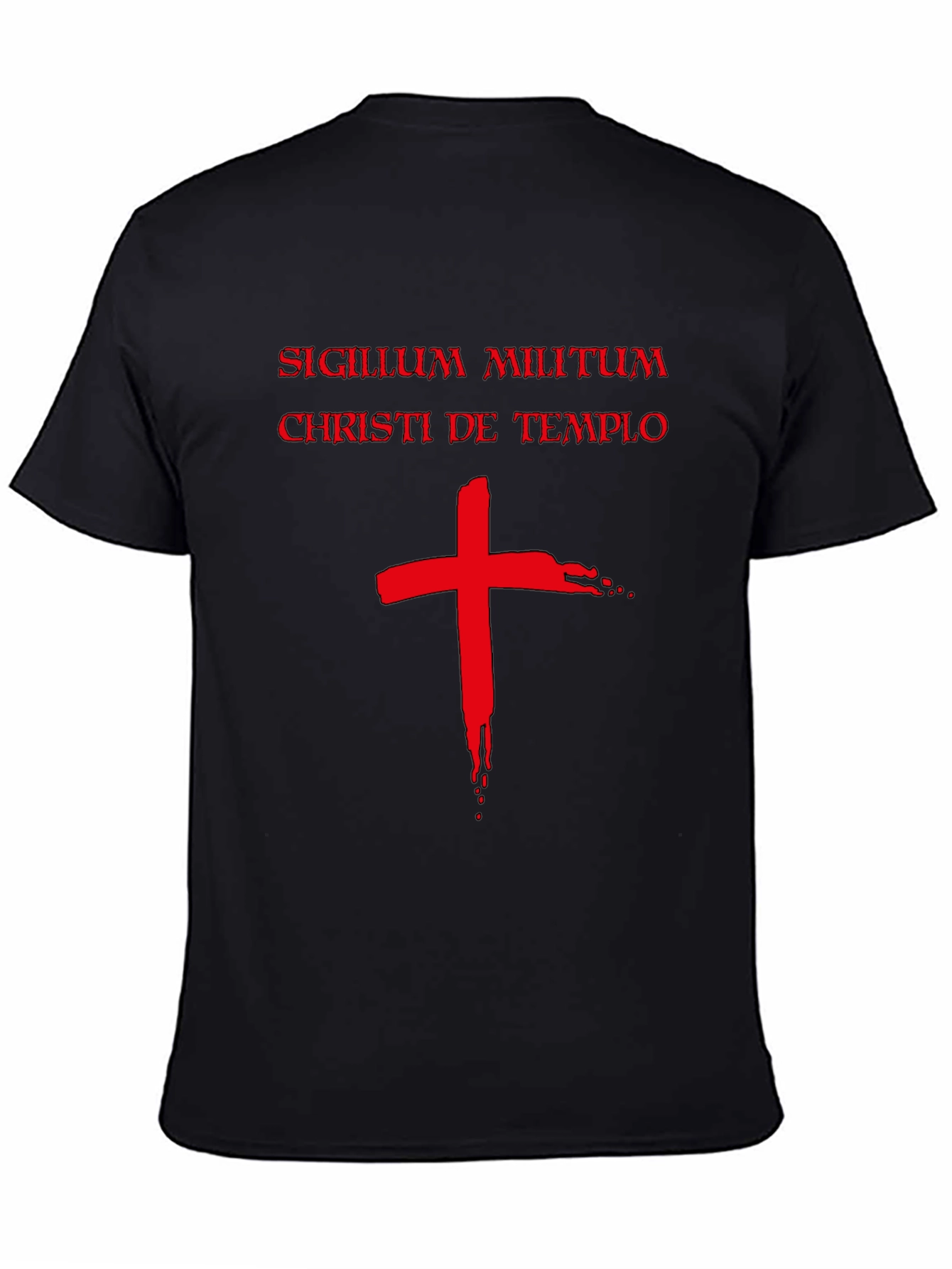 Templar Knight T-Shirt - Crusader Cross Graphic Tee