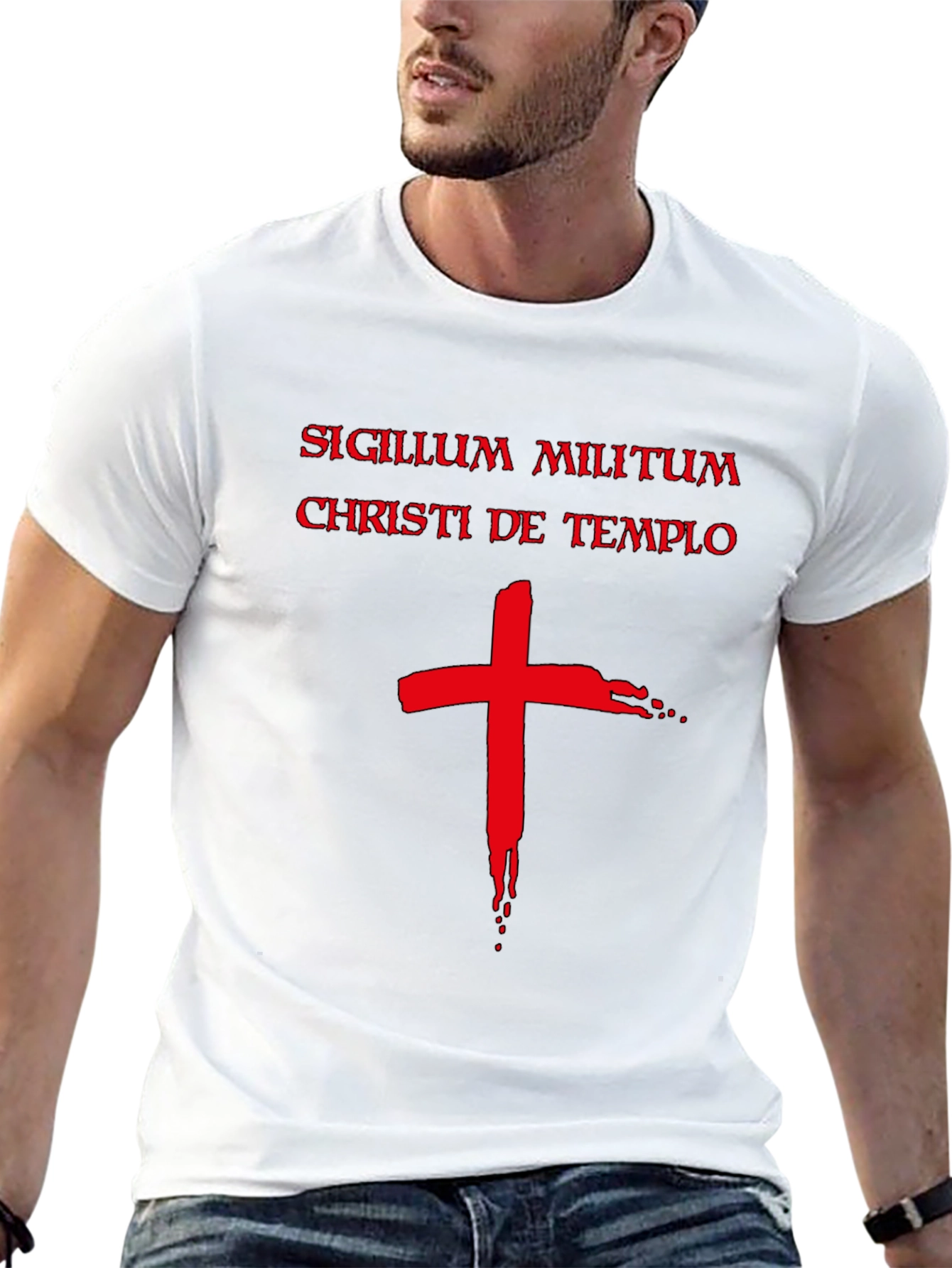 Templar Knight T-Shirt - Crusader Cross Graphic Tee