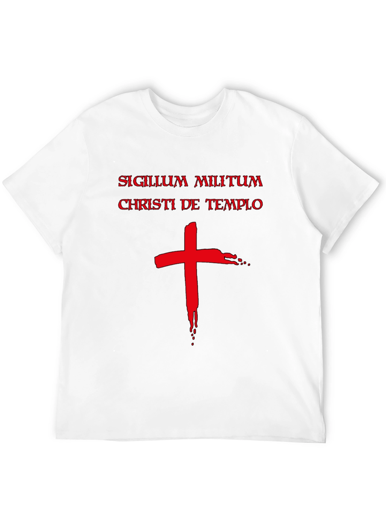 Templar Knight T-Shirt - Crusader Cross Graphic Tee