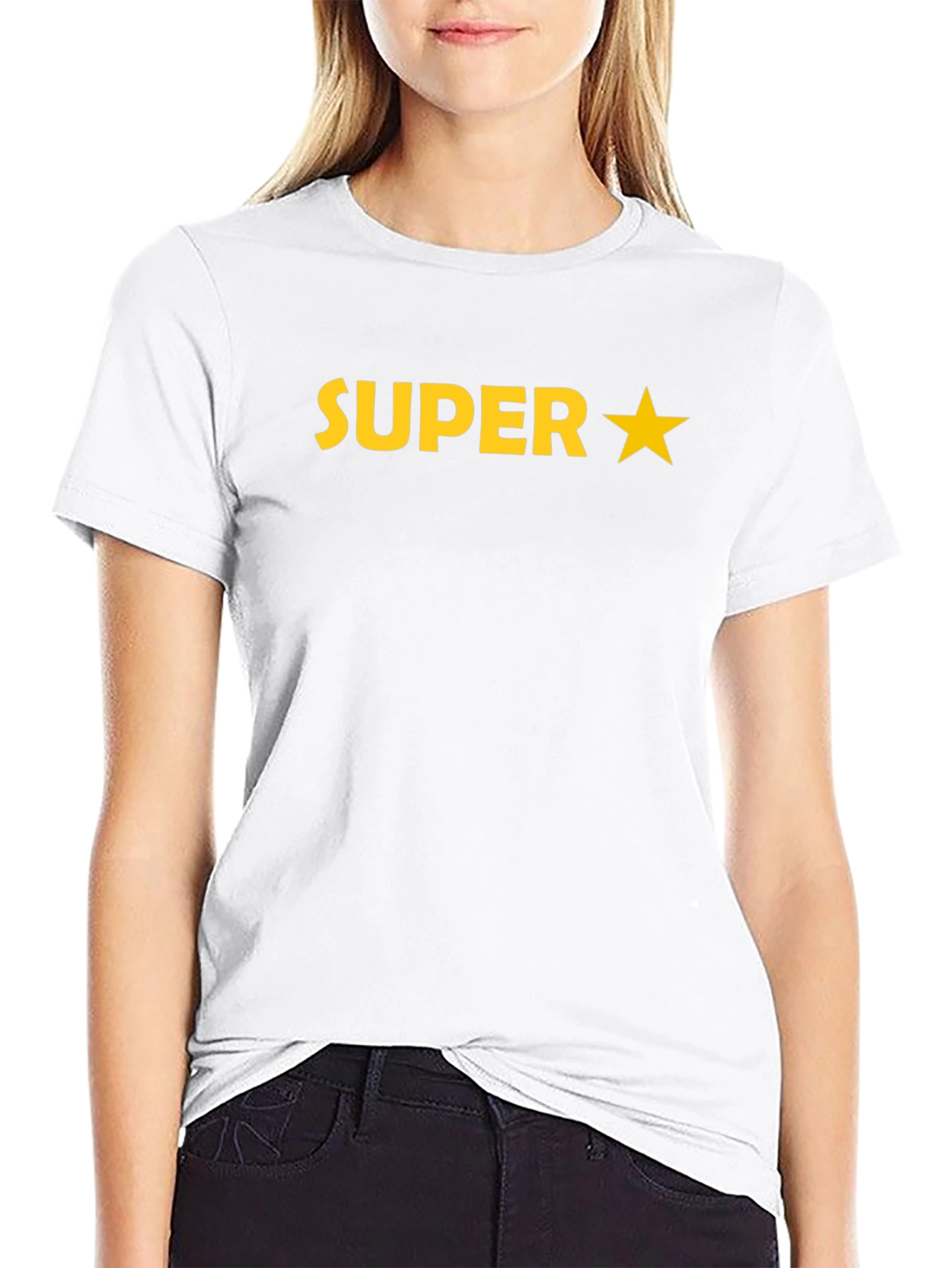 Super Star Black T-Shirt