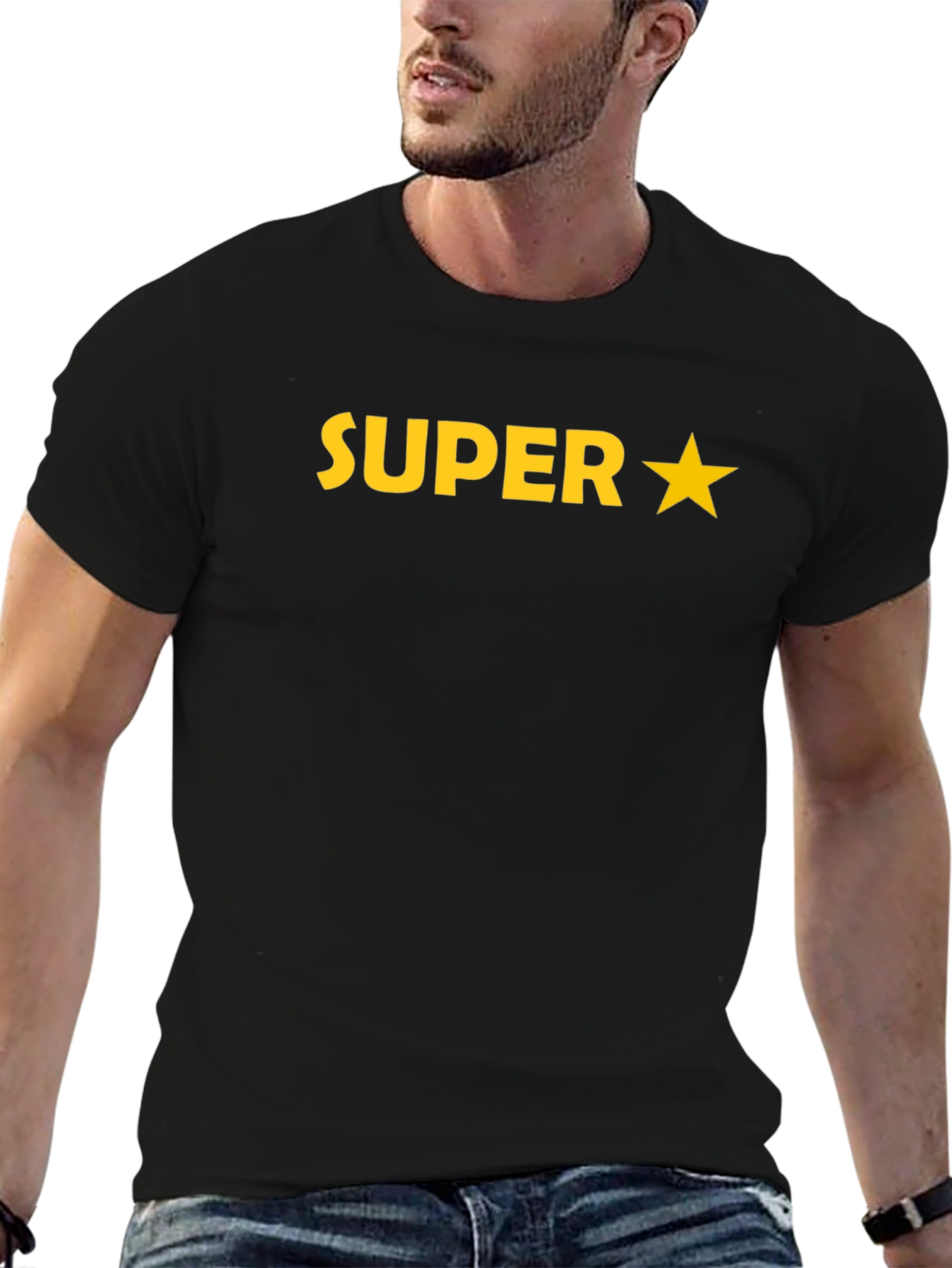 Super Star Black T-Shirt