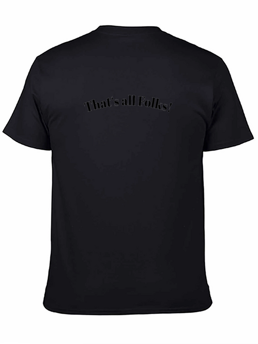Thats All Folks! Crew Neck Tee
