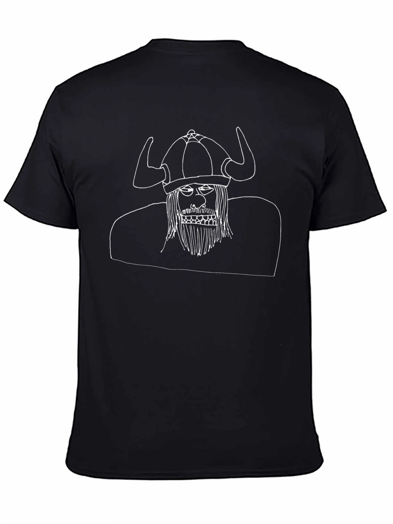 Viking Graphic T-Shirt - Black