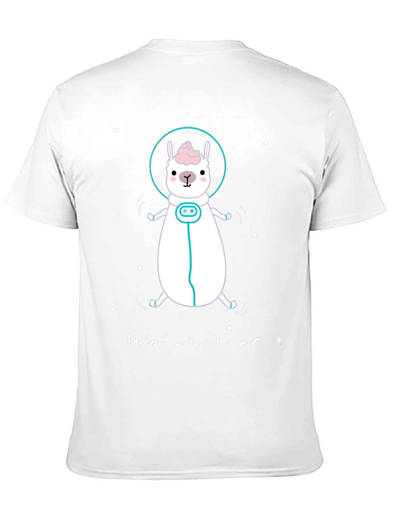 Astronaut Llama Graphic Tee - Black