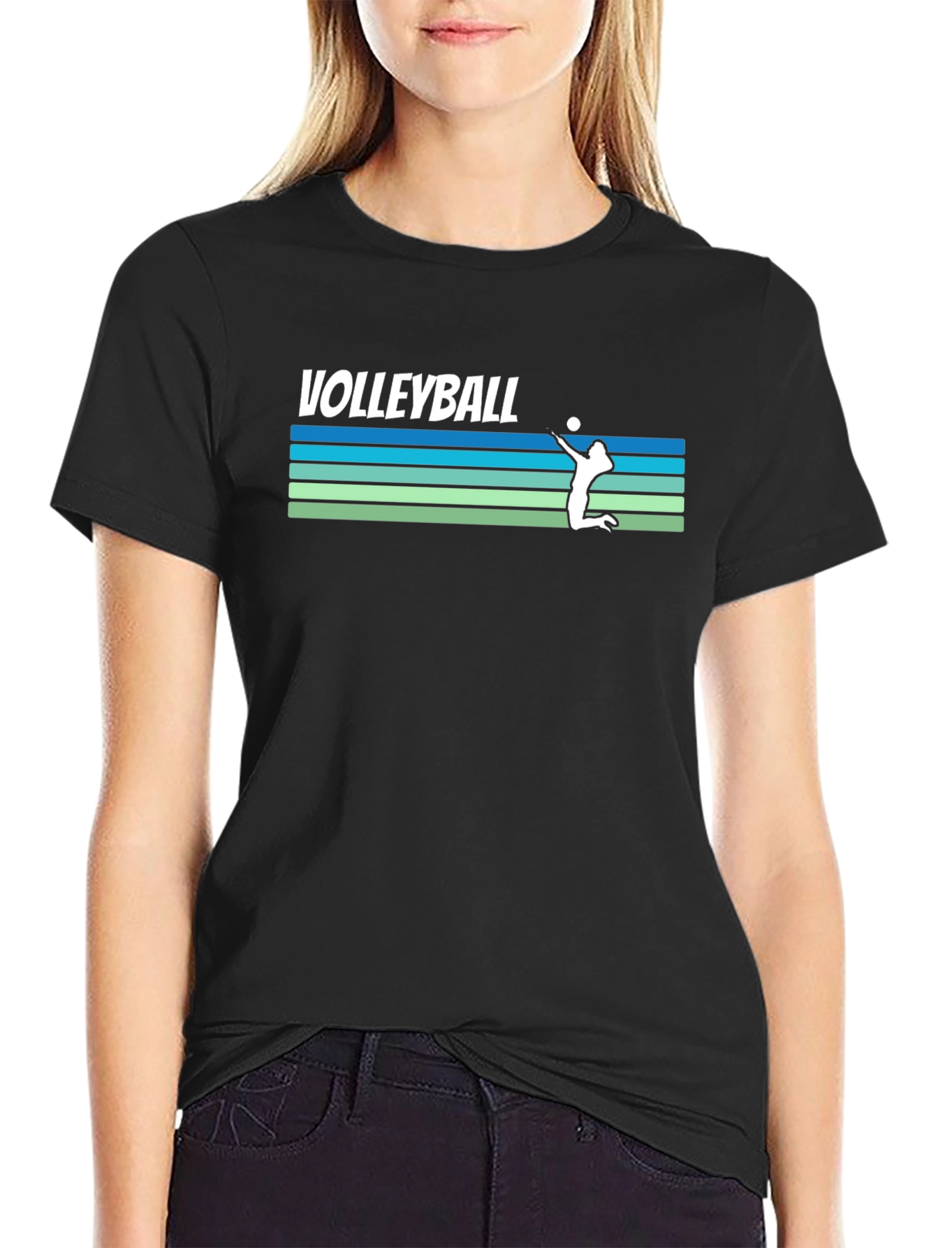 Volleyball Graphic Tee - Stylish Sport Shirt