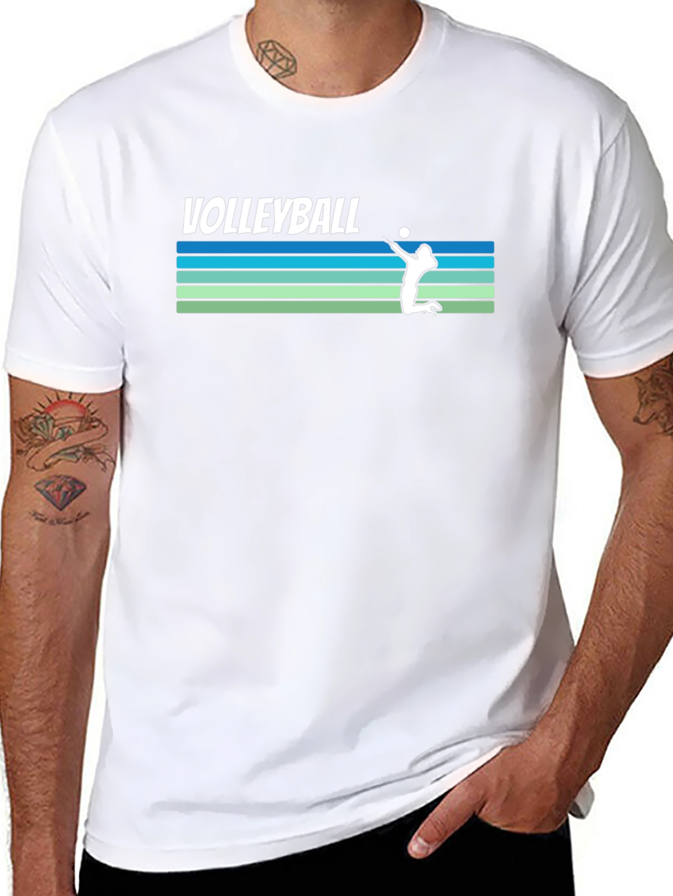 Volleyball Graphic Tee - Stylish Sport Shirt