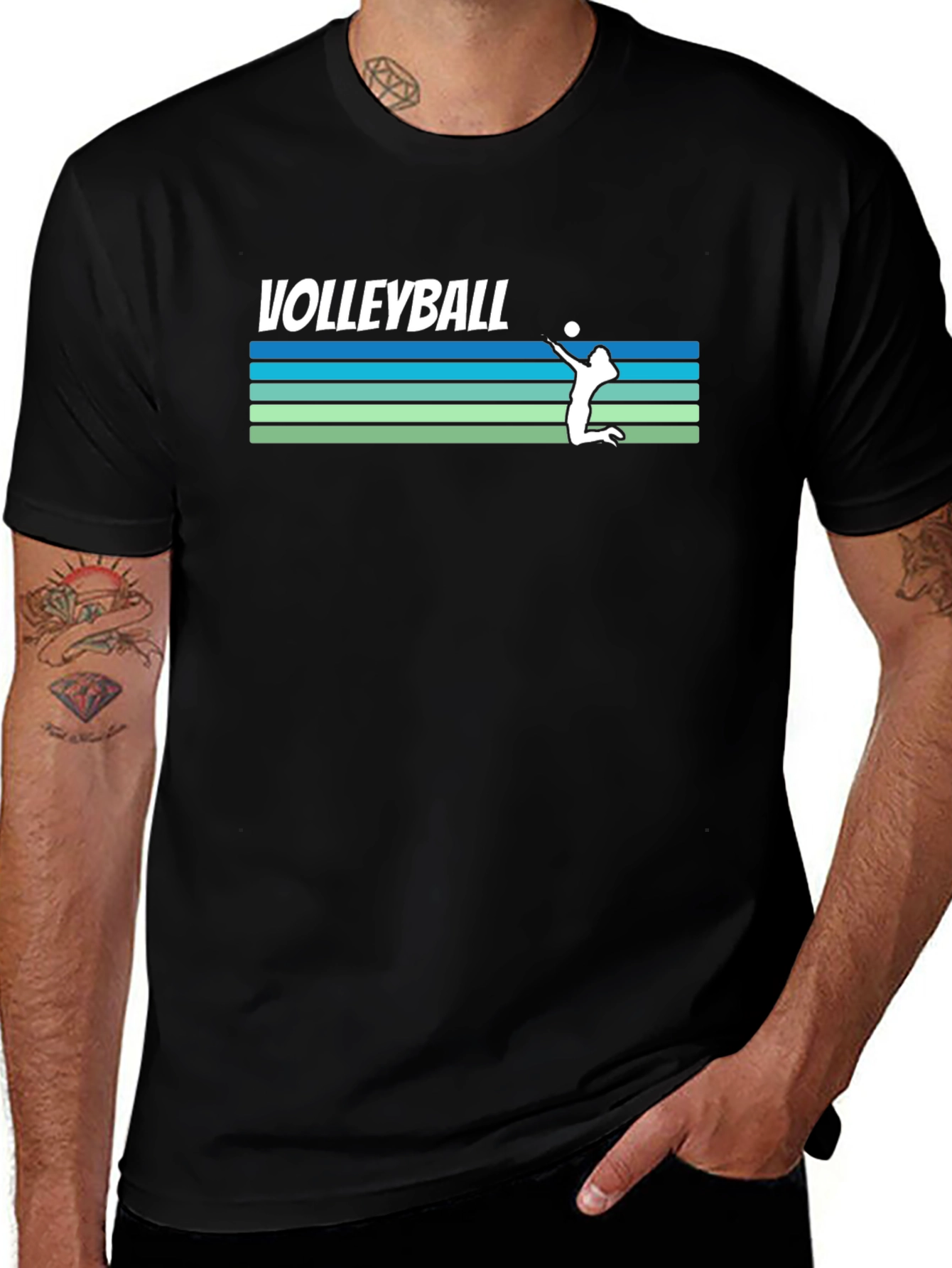 Volleyball Graphic Tee - Stylish Sport Shirt