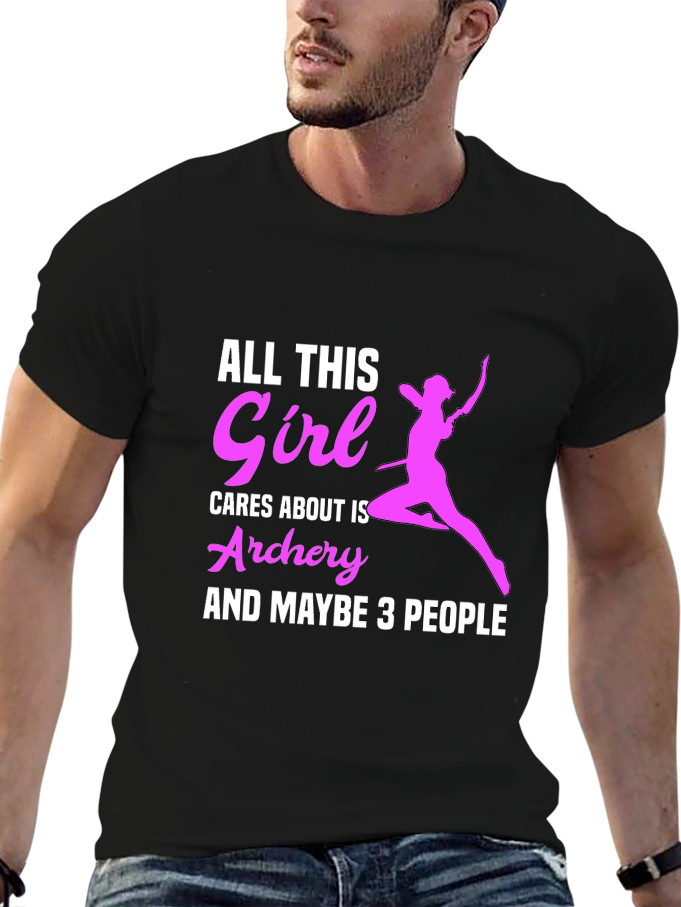 Archery Girl T-Shirt - All This Girl Cares About
