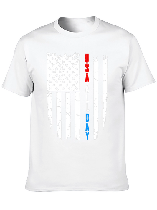 USA All Day Patriotic T-Shirt
