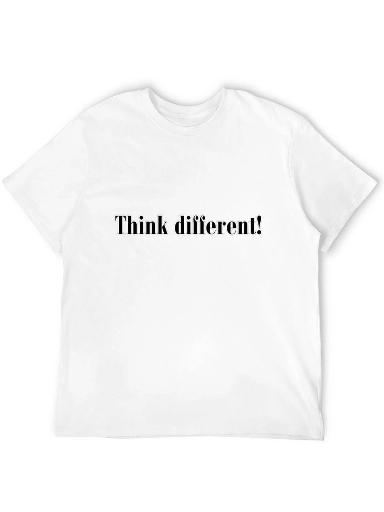 Think Different Black T-Shirt