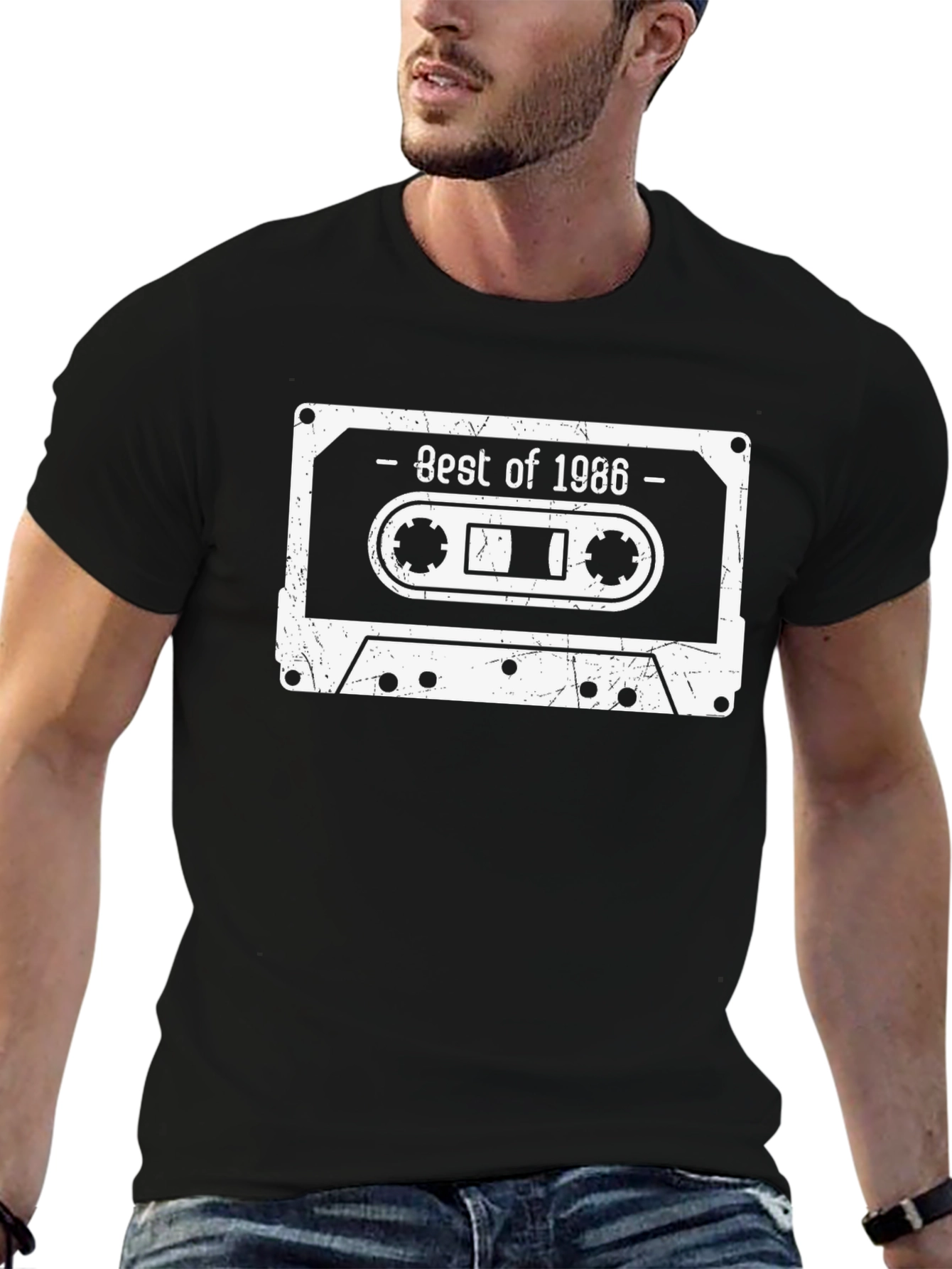 Best of 1986 Cassette Tape Graphic T-Shirt