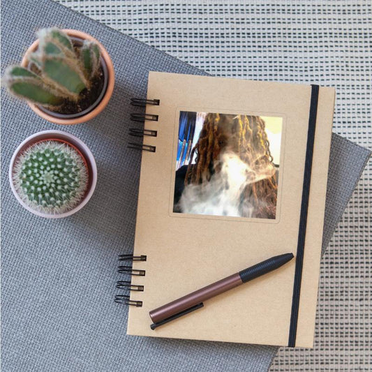 Vapor-Wrapped Dreads Portrait