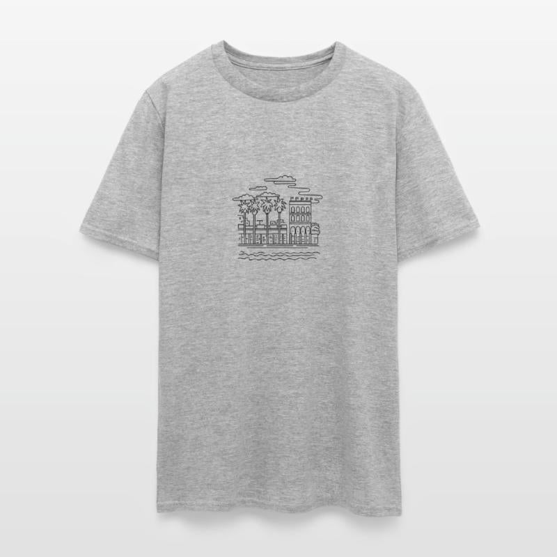 Venice Beach Boardwalk Los Angeles County Line Art