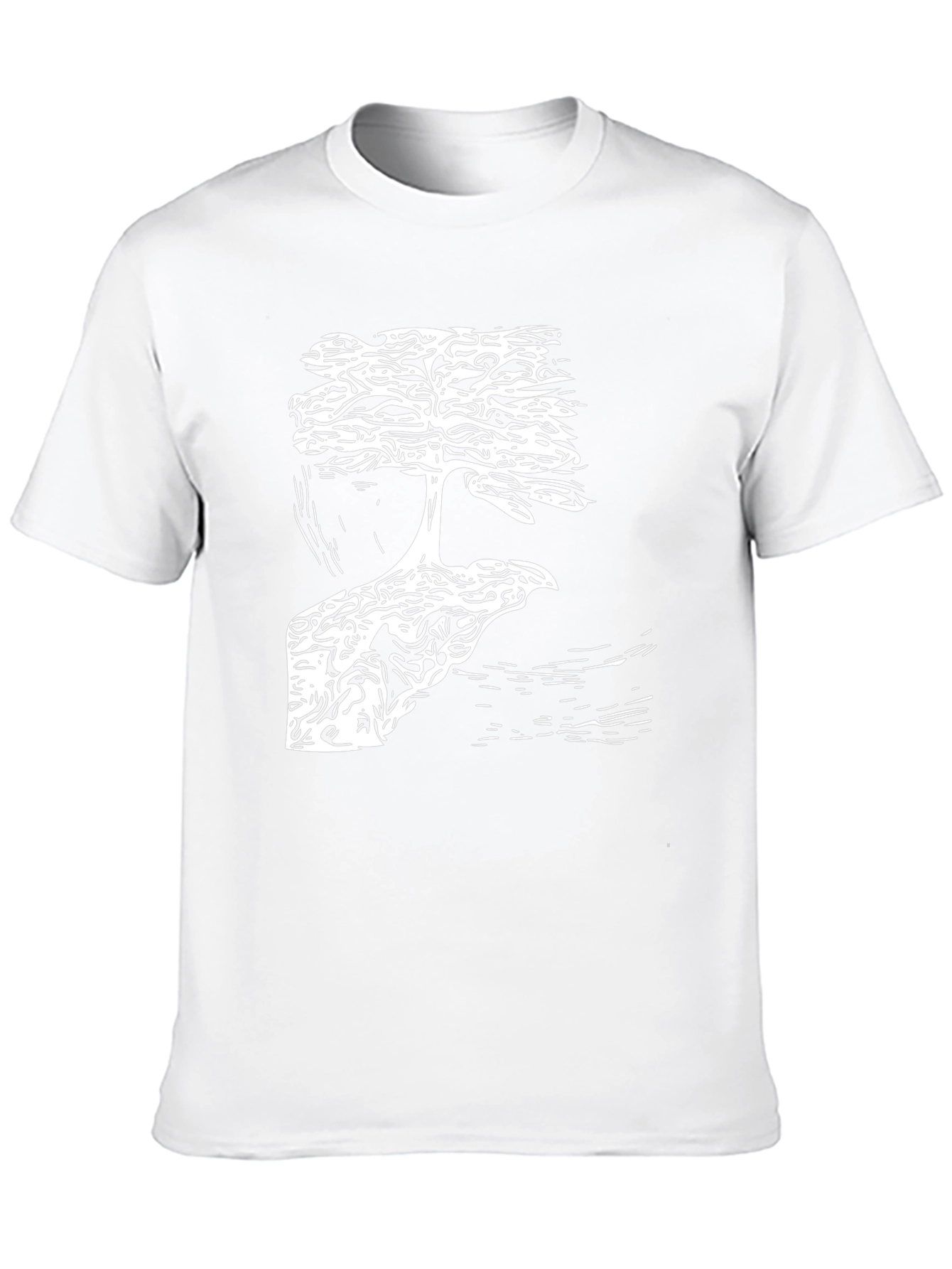 Bonsai Tree Graphic Tee - Stylish Black T-Shirt