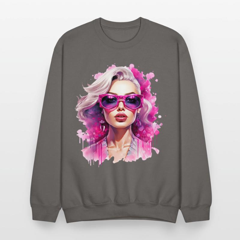 Vibrant Femme with Pink Sunglasses