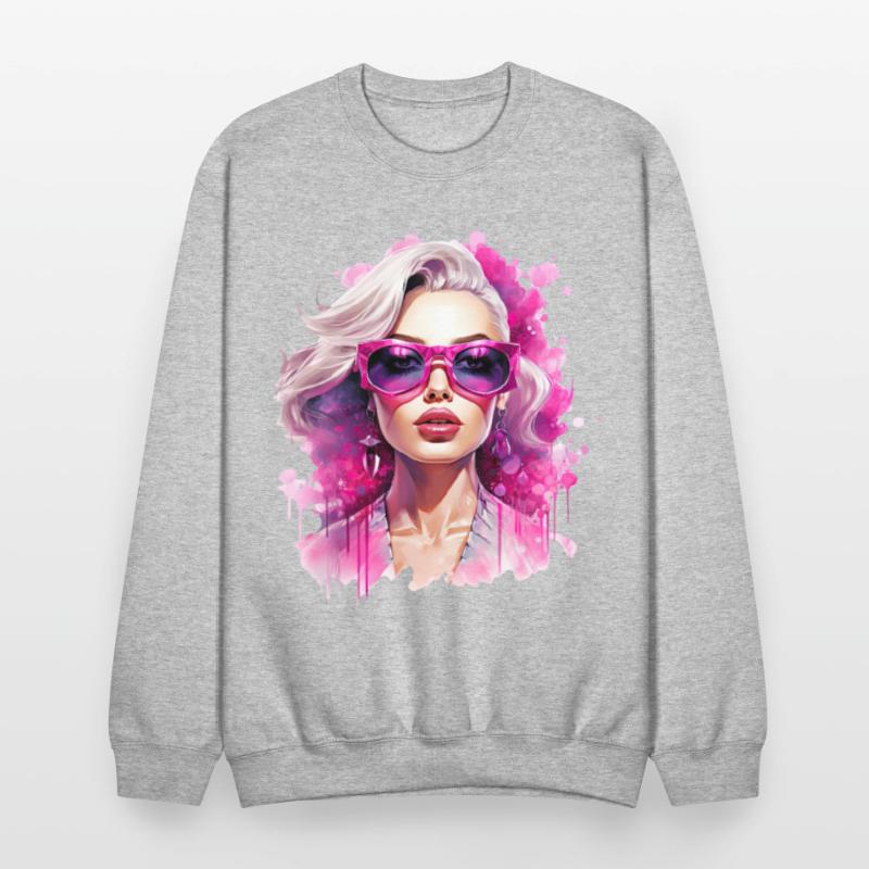 Vibrant Femme with Pink Sunglasses