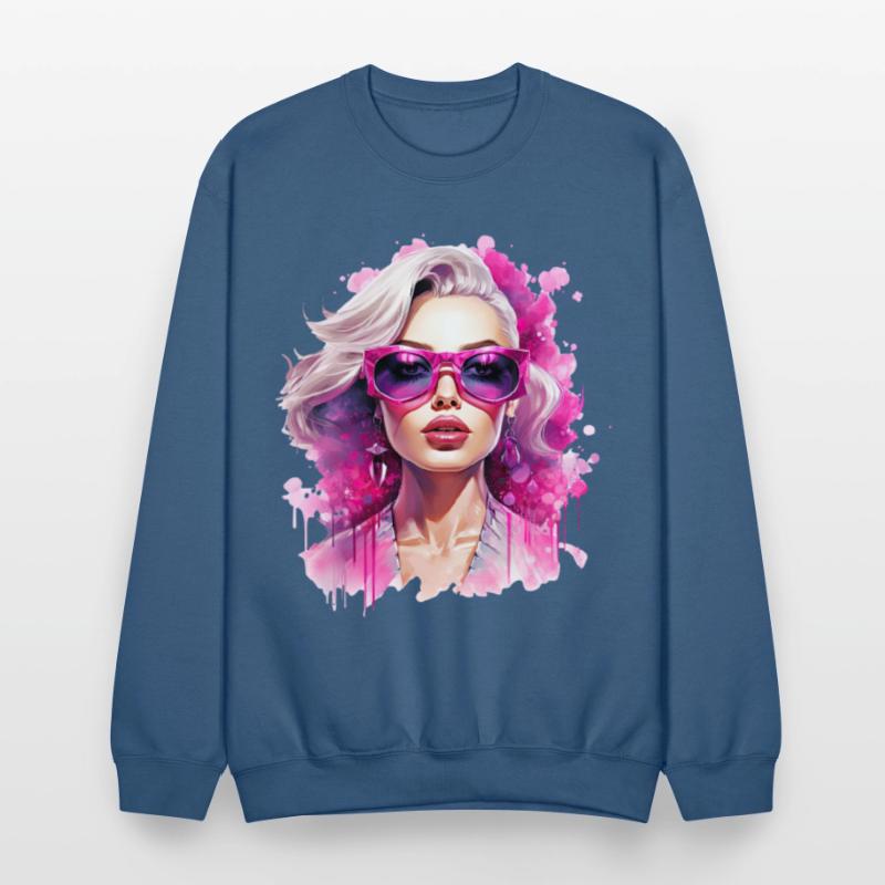 Vibrant Femme with Pink Sunglasses