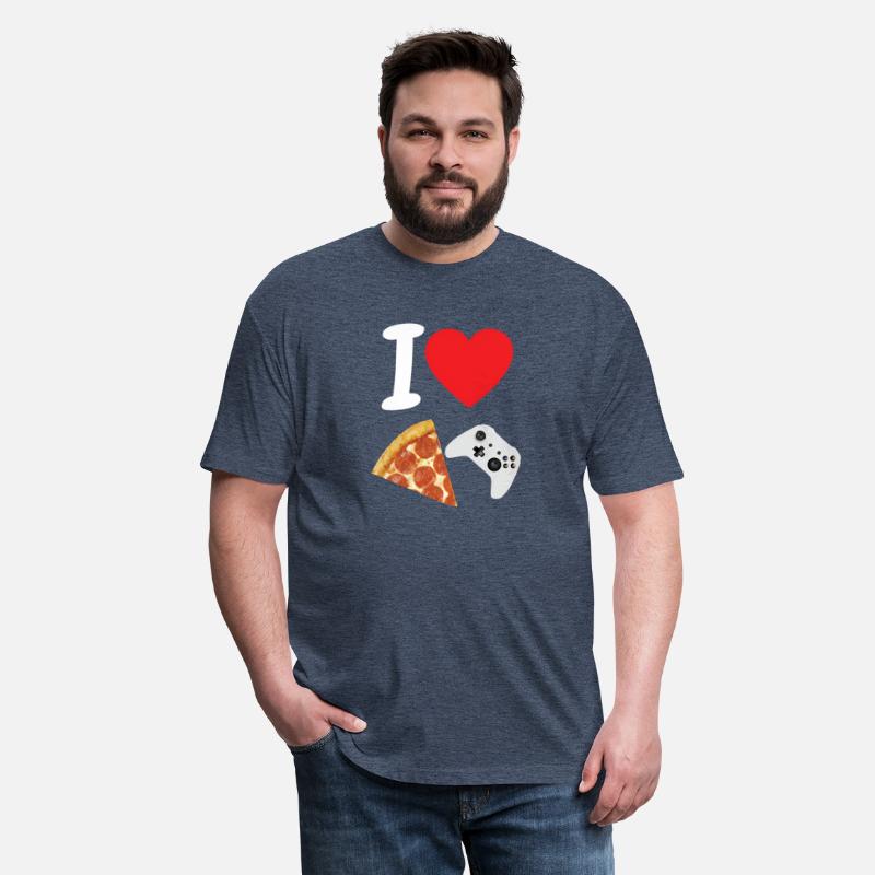 Video Games Gamer Love Pizza Cheese Slice Controll