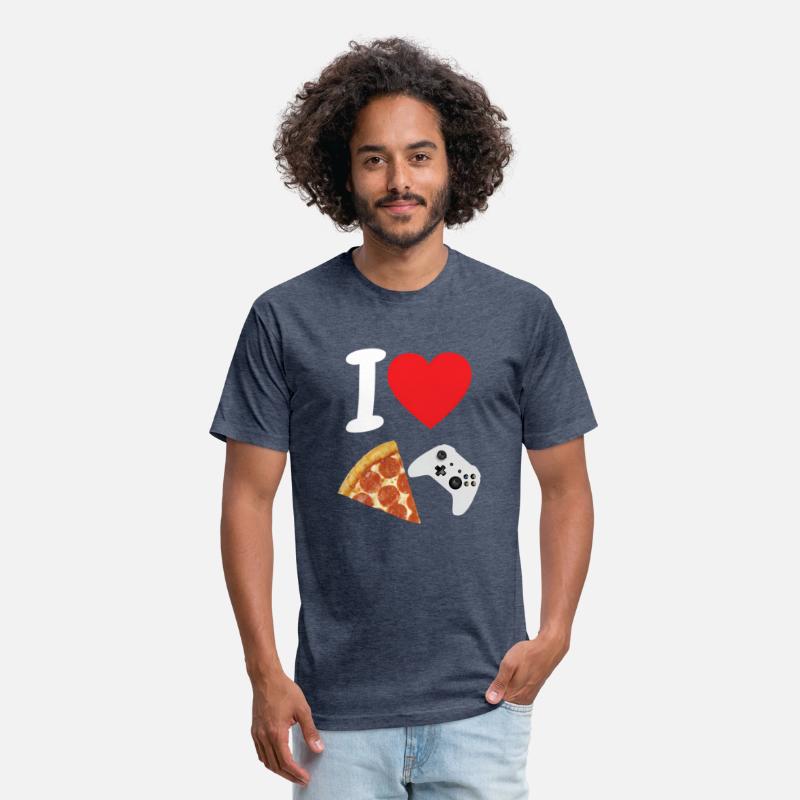 Video Games Gamer Love Pizza Cheese Slice Controll