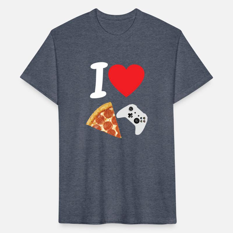 Video Games Gamer Love Pizza Cheese Slice Controll