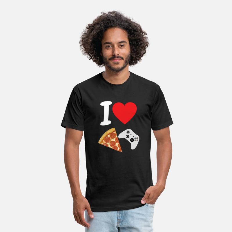Video Games Gamer Love Pizza Cheese Slice Controll