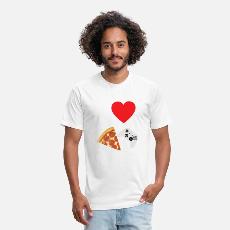Video Games Gamer Love Pizza Cheese Slice Controll