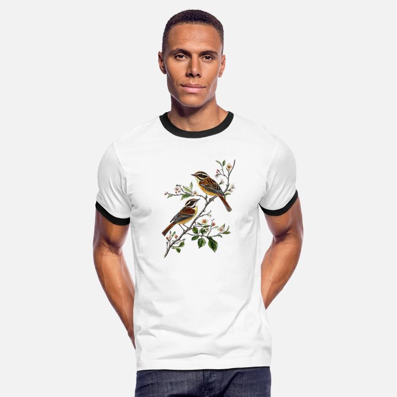 Vintage Botanical Bird Illustration