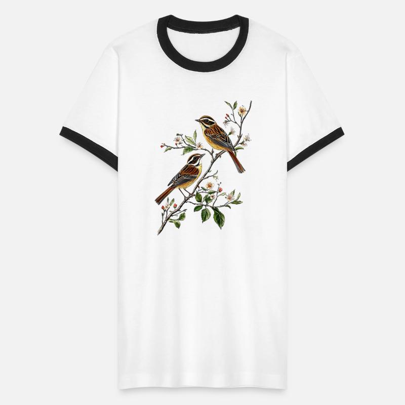 Vintage Botanical Bird Illustration