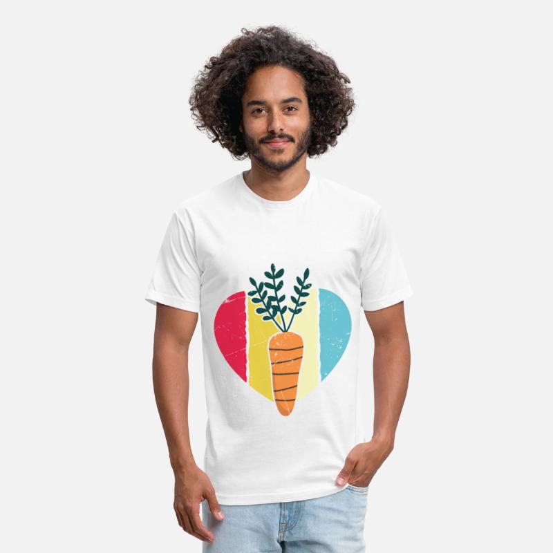 Vintage Carrot Heart Distressed