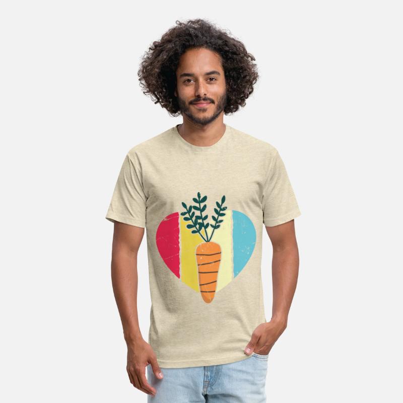 Vintage Carrot Heart Distressed