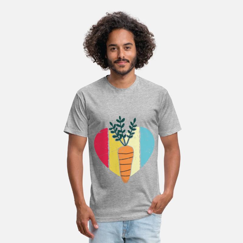 Vintage Carrot Heart Distressed