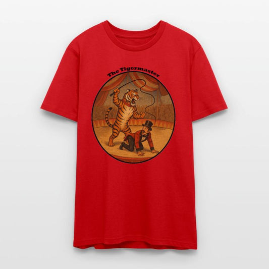 Vintage Circus Tiger Whipping his Ringmaster URM