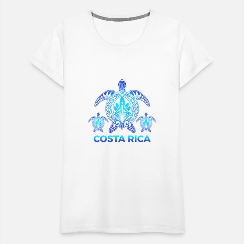 Vintage Costa Rica Ocean Blue Sea Turtle