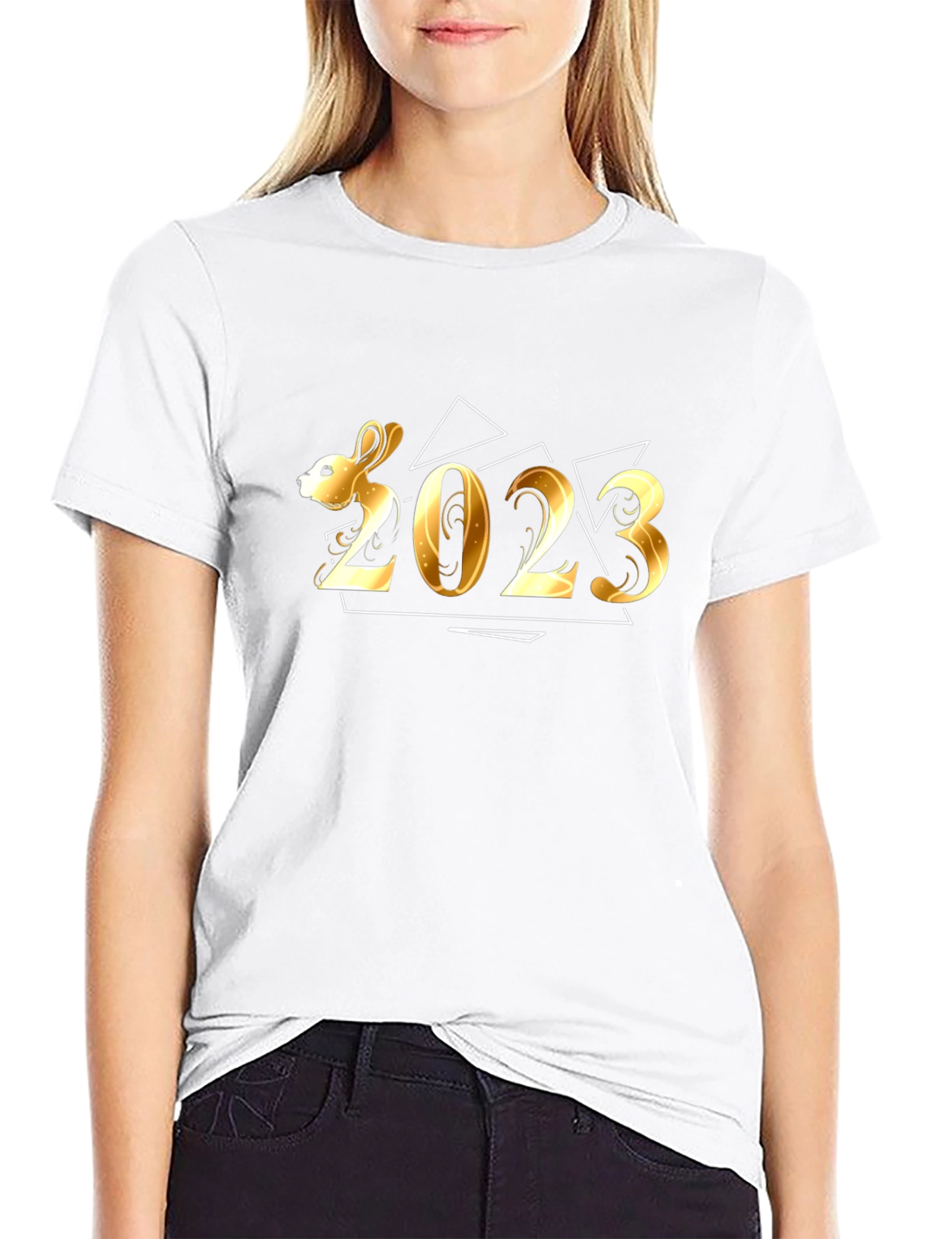 Year of the Rabbit 2023 Graphic Tee - Black