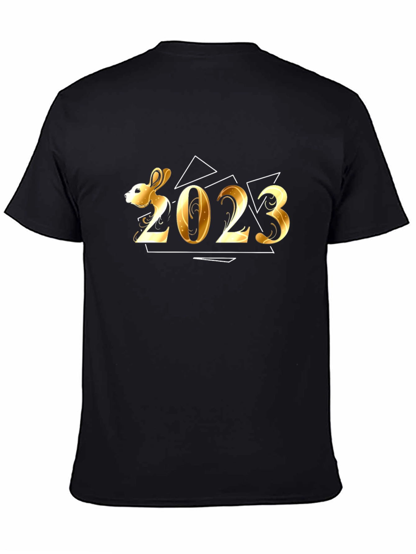 Year of the Rabbit 2023 Graphic Tee - Black