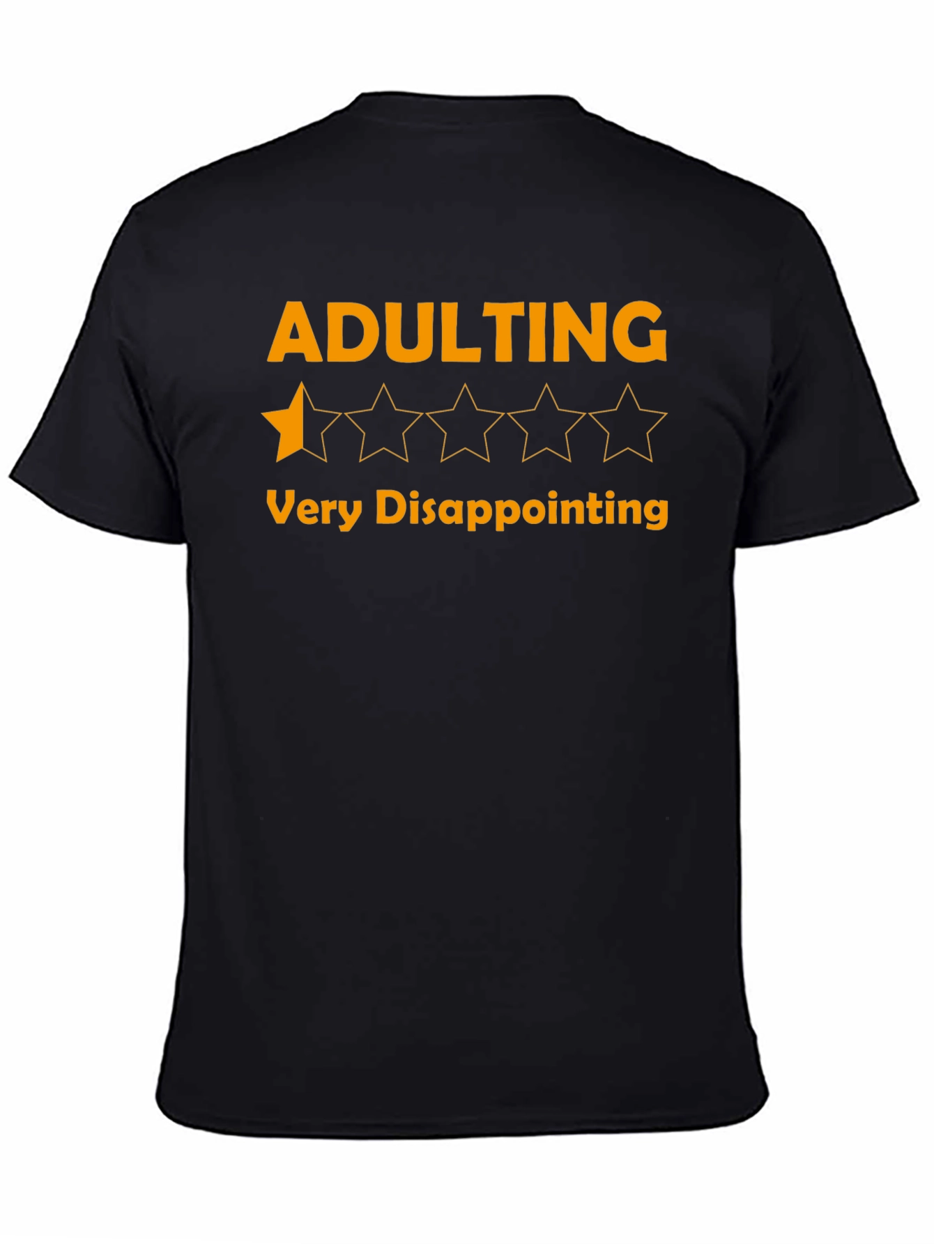 Adulting One-Star Disappointment Graphic Tee
