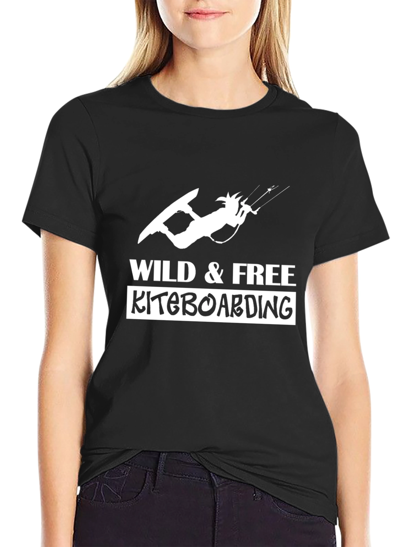 Wild & Free Kiteboarding Graphic Tee