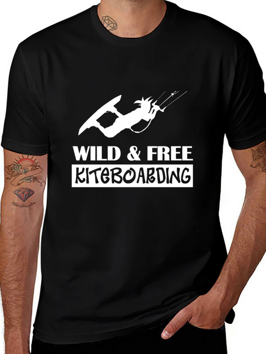 Wild & Free Kiteboarding Graphic Tee