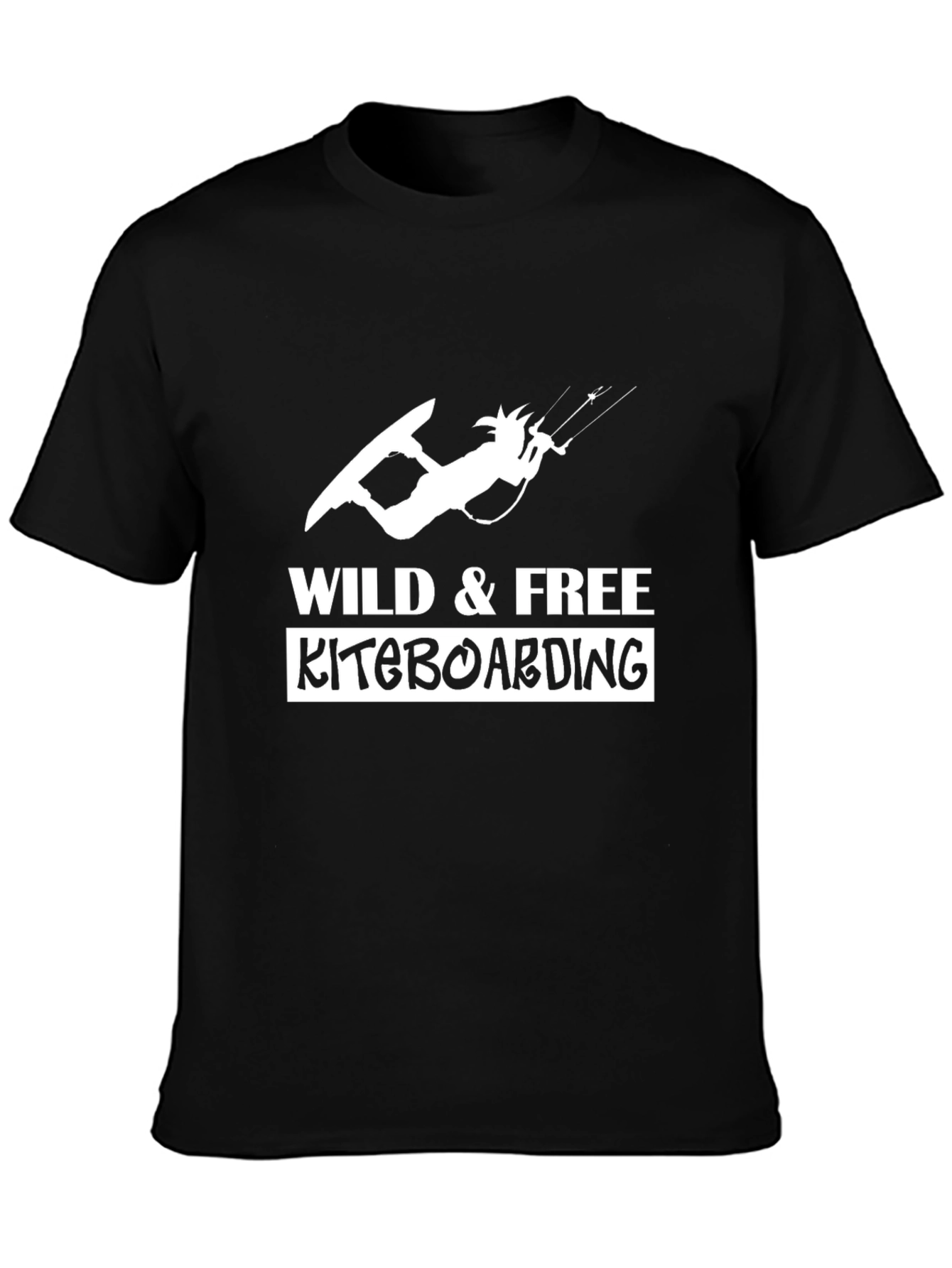 Wild & Free Kiteboarding Graphic Tee