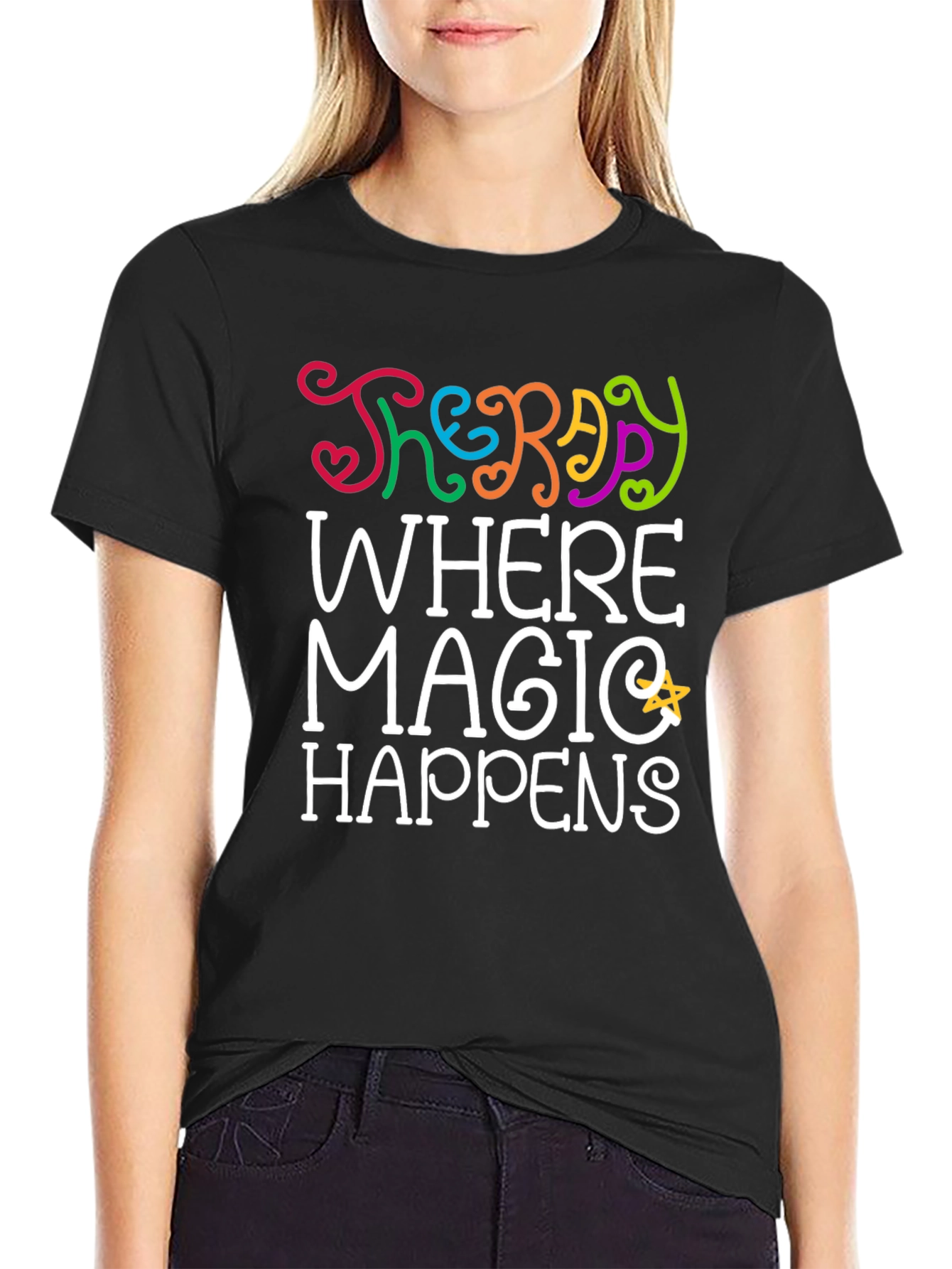 Therapy Where Magic Happens Graphic Tee