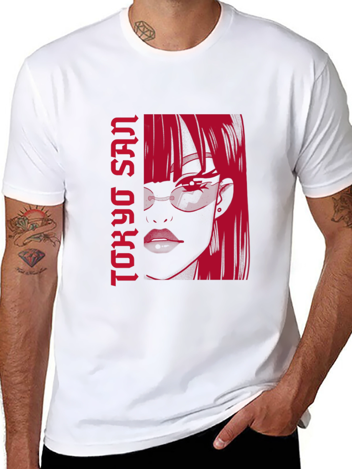 Tokyo San Anime T-Shirt - Edgy Graphic Tee