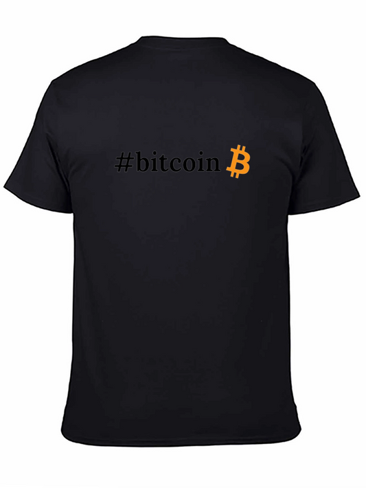 Bitcoin Hashtag T-Shirt - Crypto Currency Tee
