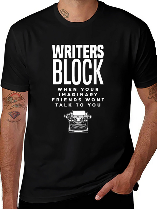 Writers Block T-Shirt - Imaginary Friends