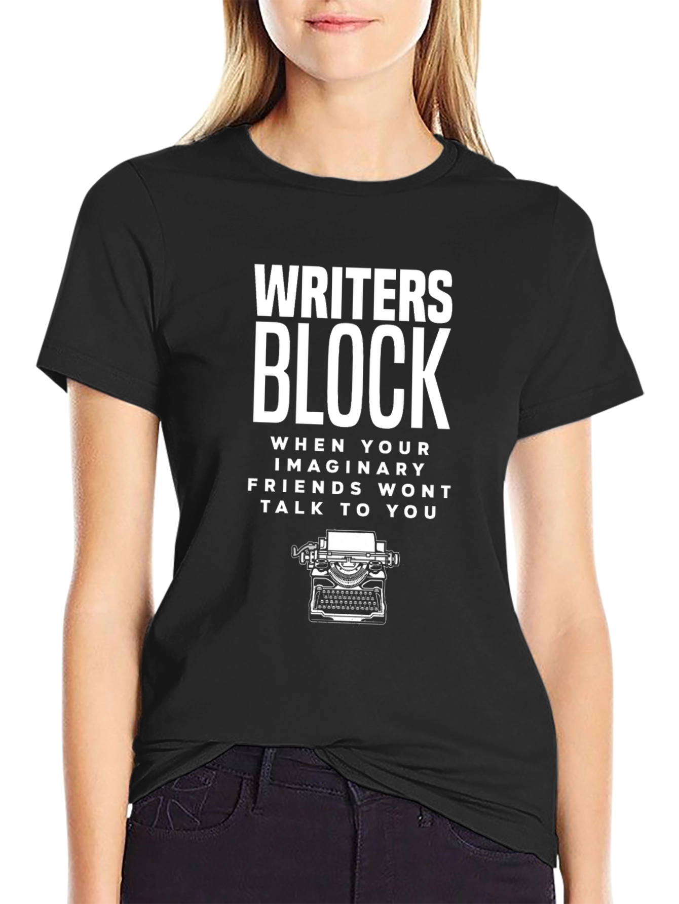 Writers Block T-Shirt - Imaginary Friends