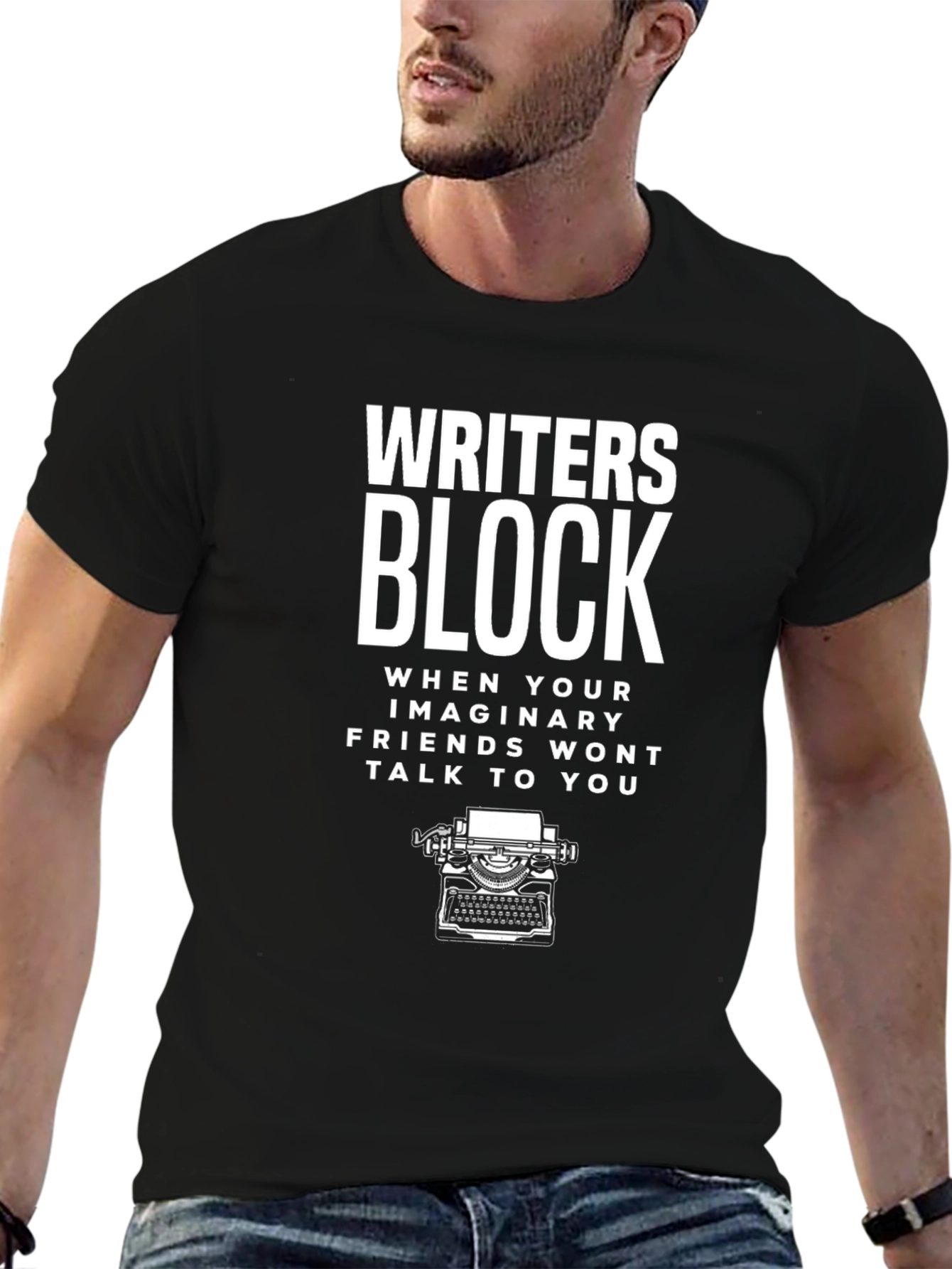 Writers Block T-Shirt - Imaginary Friends