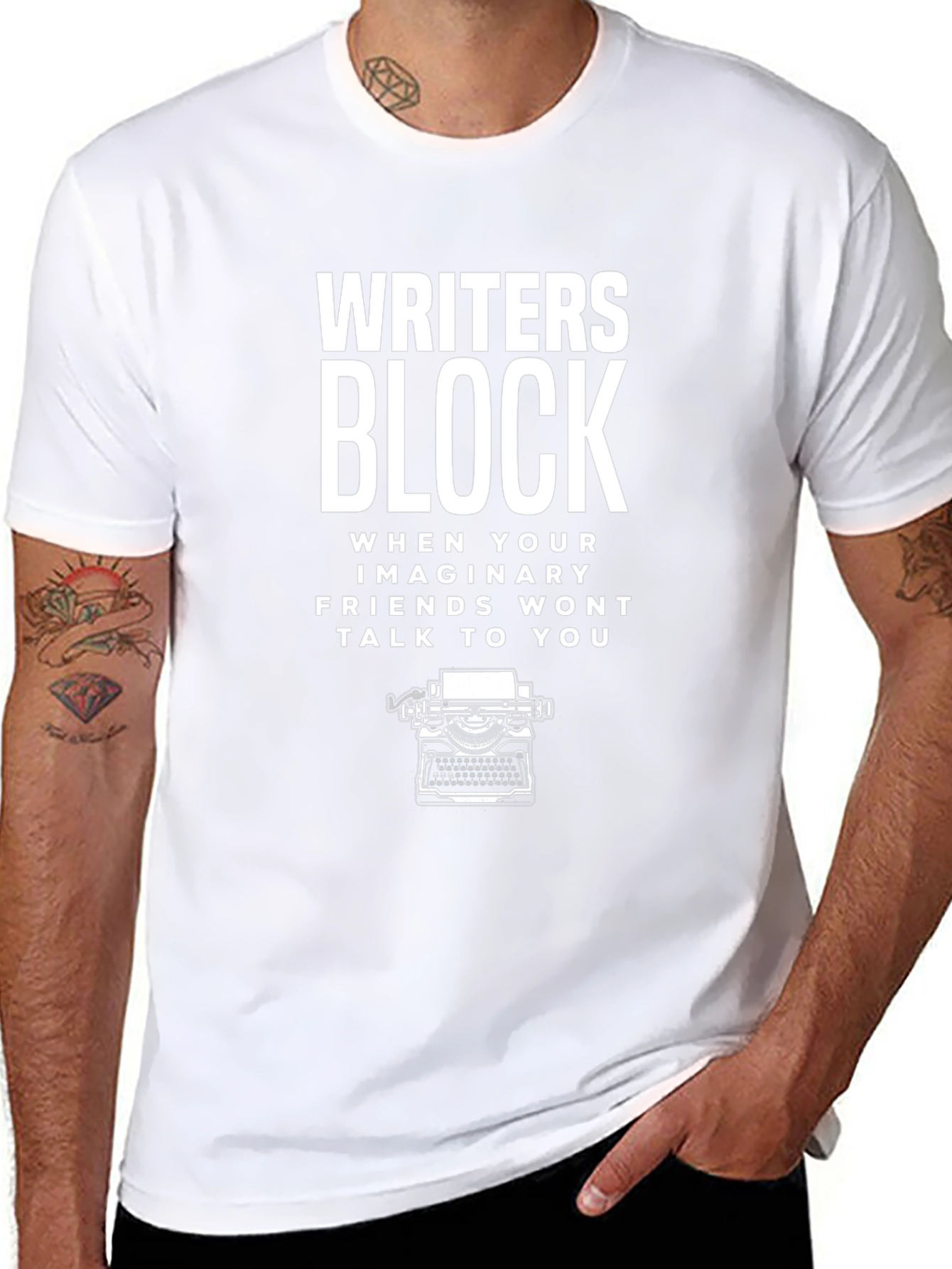 Writers Block T-Shirt - Imaginary Friends