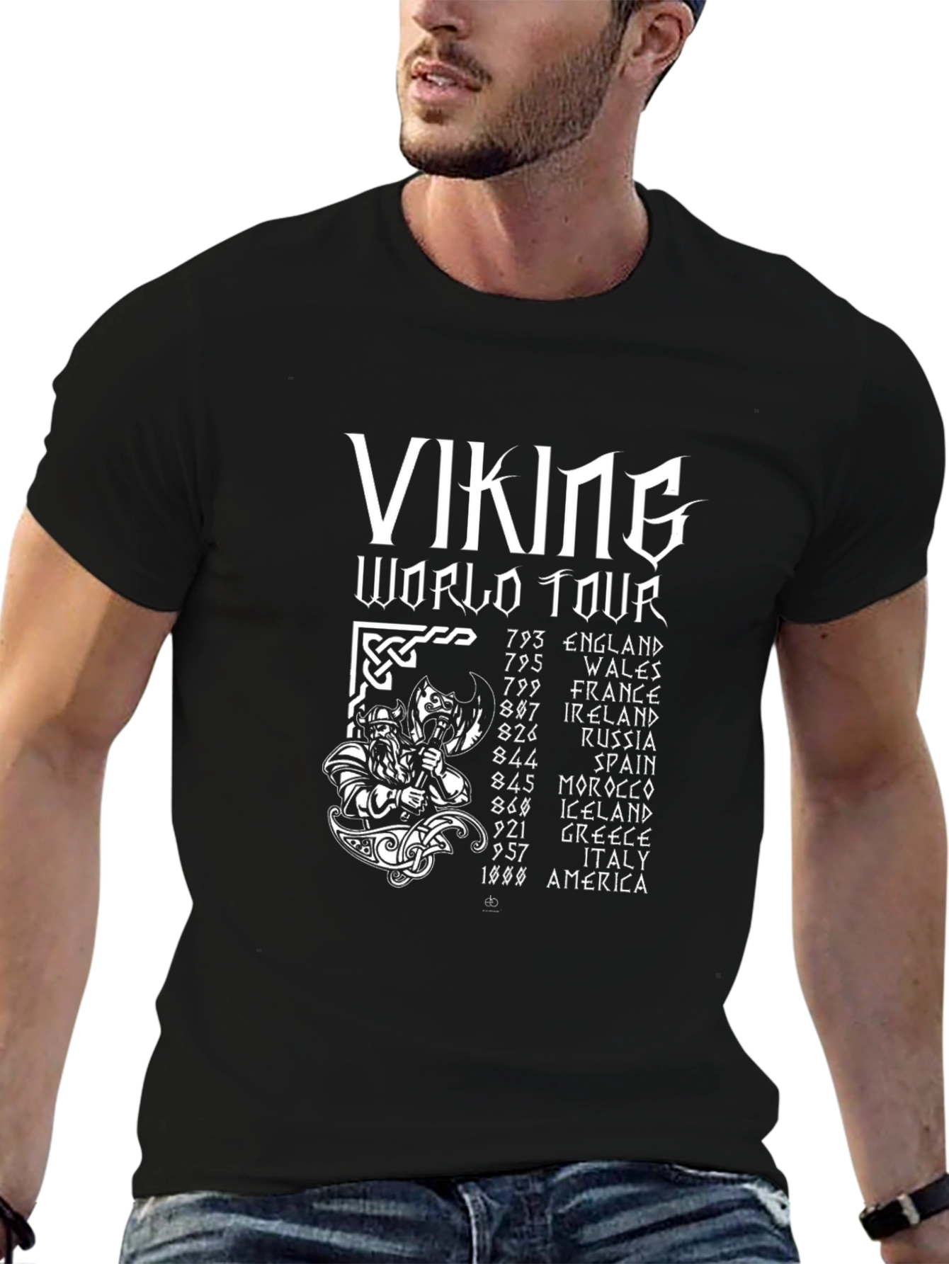 Viking World Tour Black T-Shirt