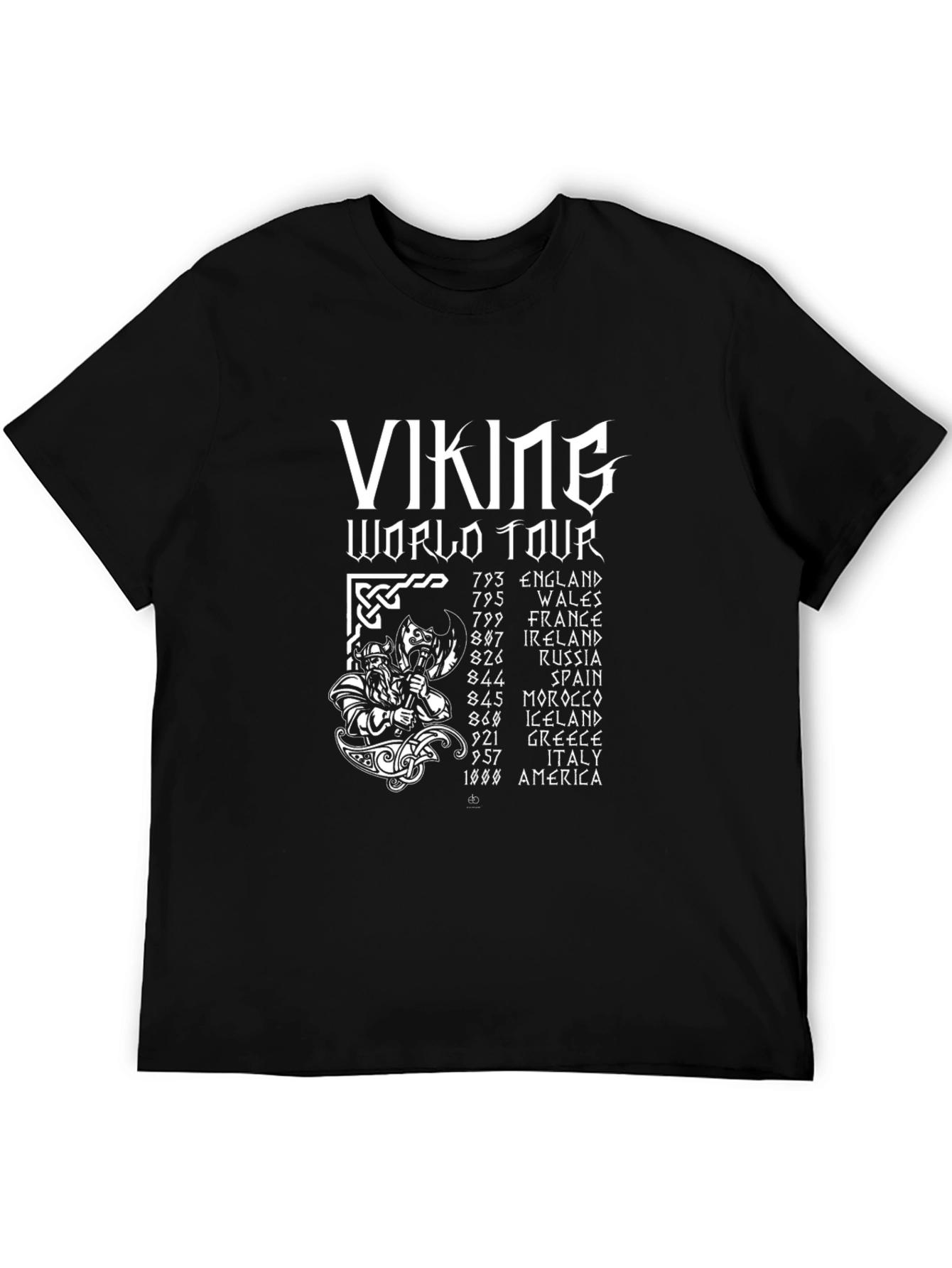 Viking World Tour Black T-Shirt